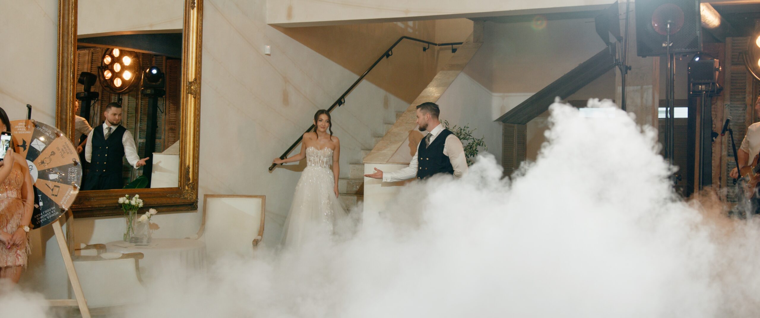 Kadr z dokumentalnego filmu ślubnego Bianka & Jakub Viva l’amore!
